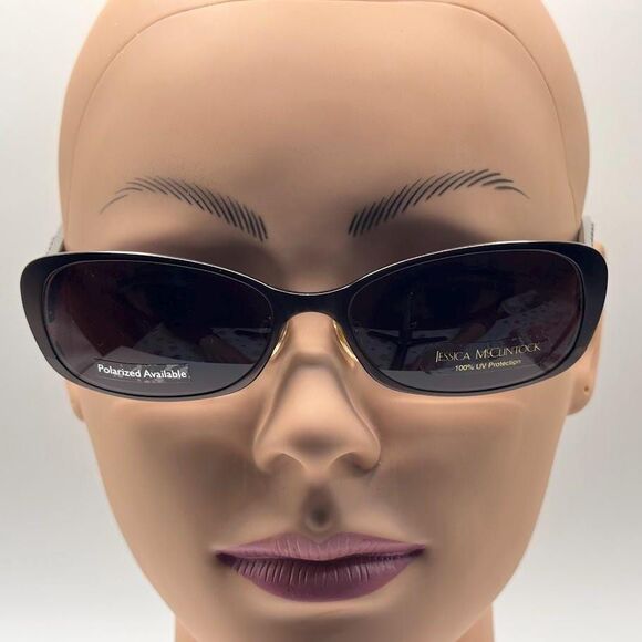 NOS Vintage Y2K Designer Sunglasses | Jessica McClintock | Narrow Metal Style main image 5